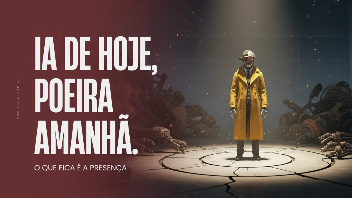 IA de hoje, poeira amanhã. O que fica é a presença