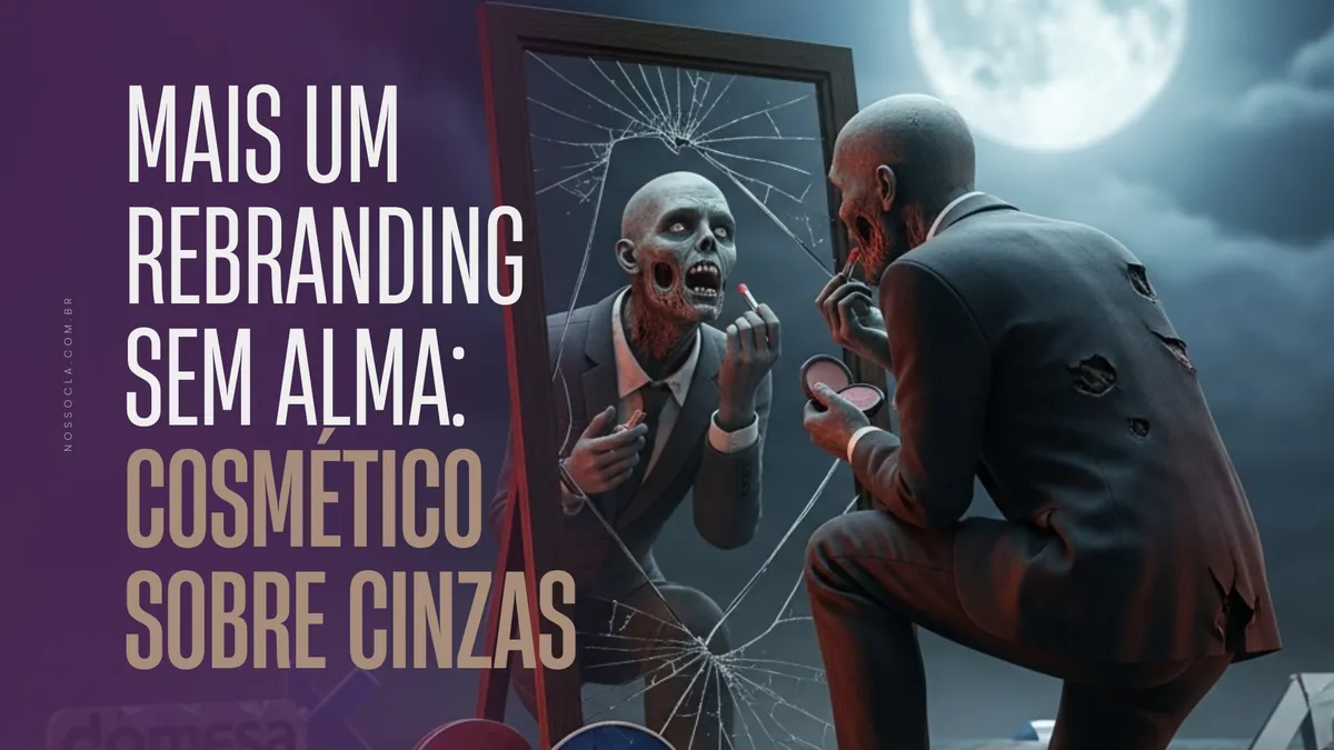 Mais um rebranding sem alma: cosmético sobre cinzas