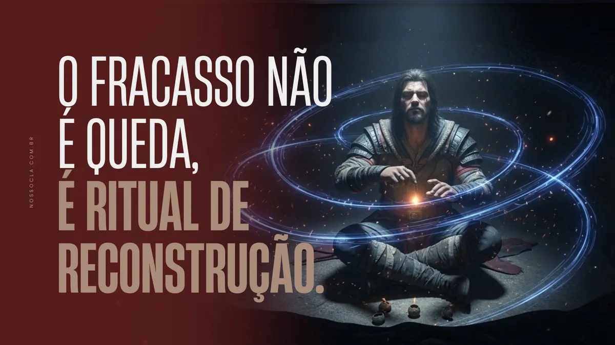 O fracasso não é queda, é ritual de reconstrução