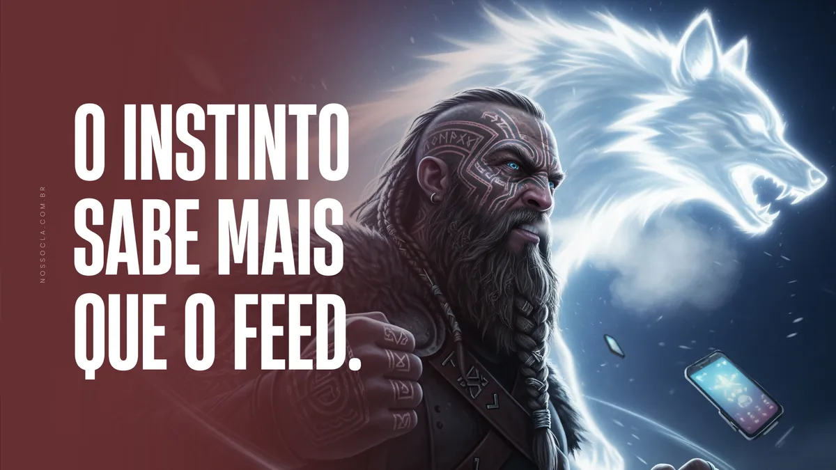 O instinto sabe mais que o feed